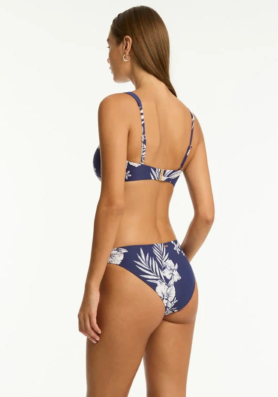 Aloha Square Neck Bikini French Navy