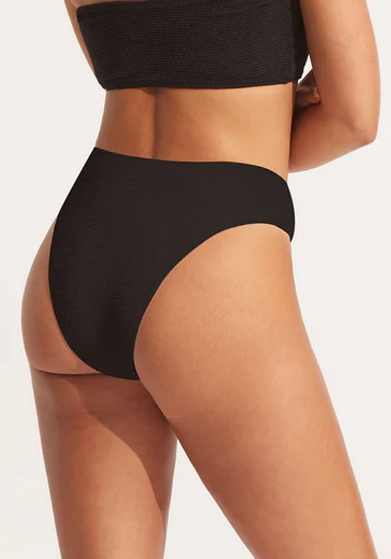 Seadive One Shoulder Bikini Black