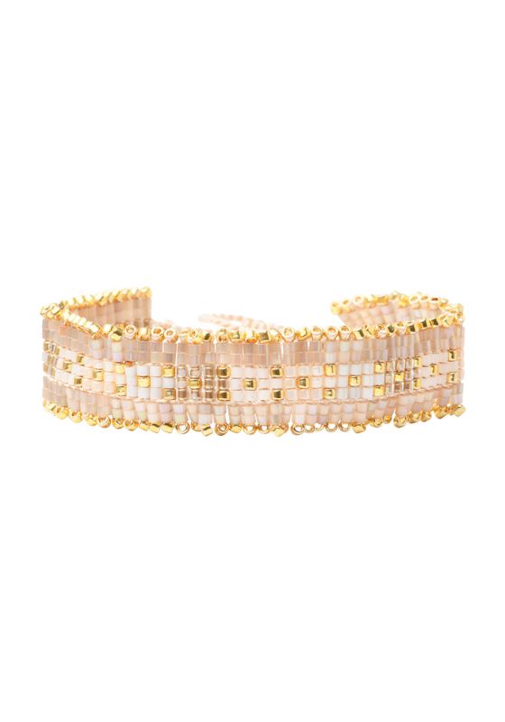 White Jasmine Iris Bracelet