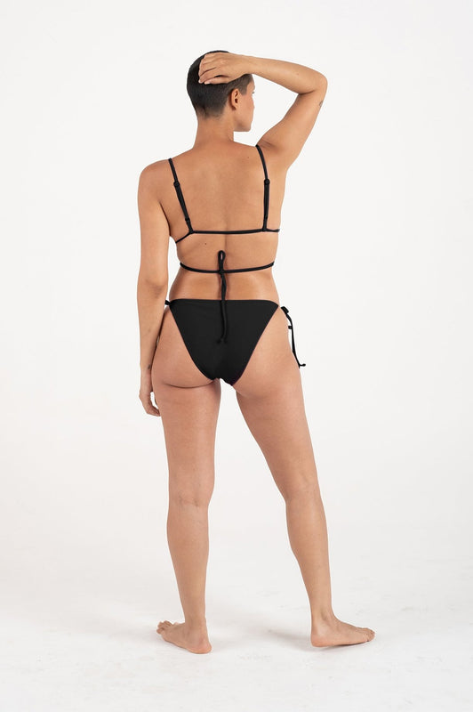 Nico Tie Top in Noir