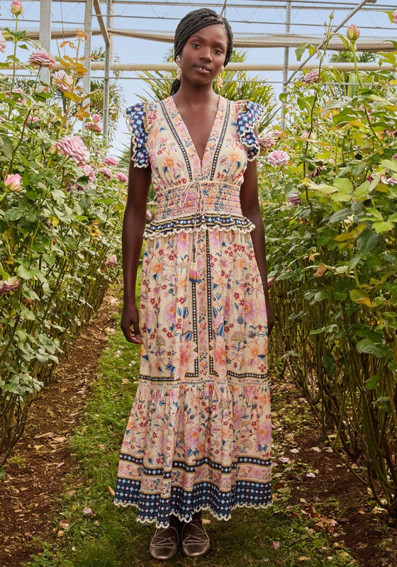 Superbloom Tapestry Maxi Dress