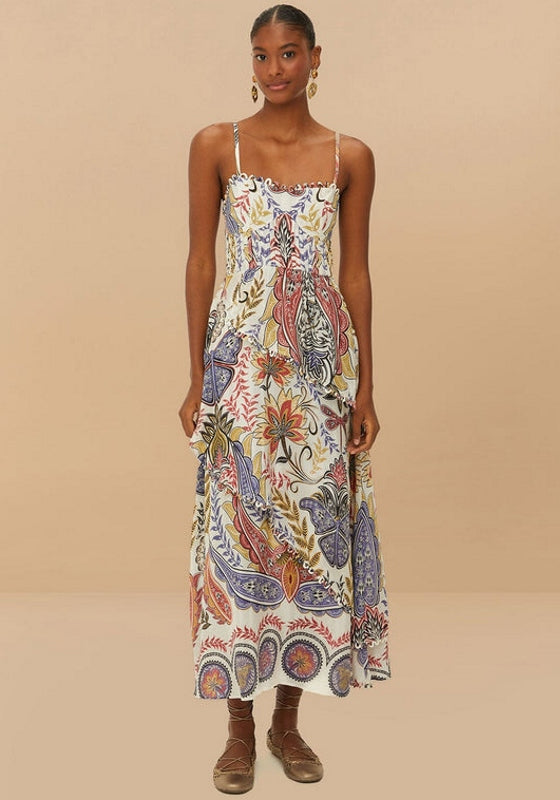 Boho Glam Strappy Maxi Dress