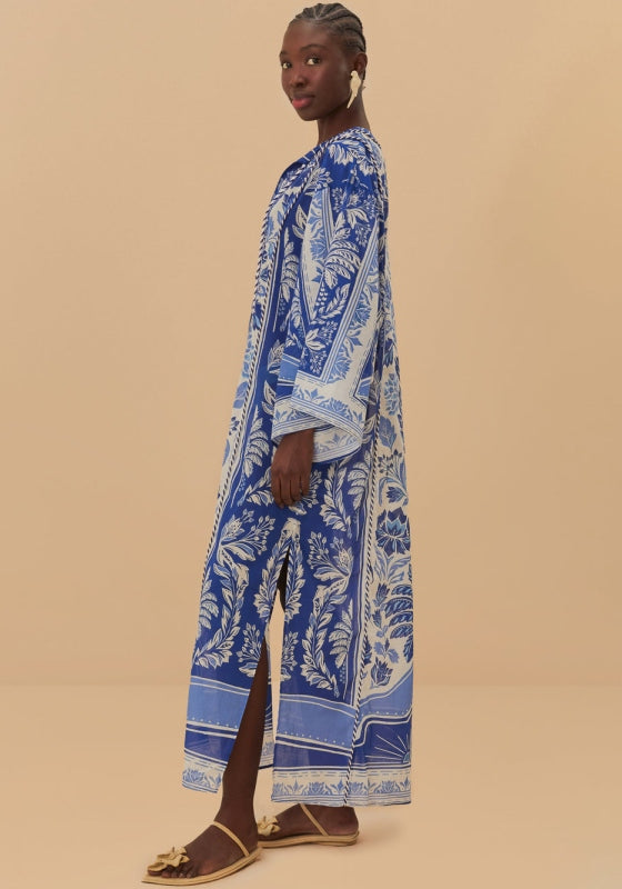 Delicate Tapestry Long Kaftan