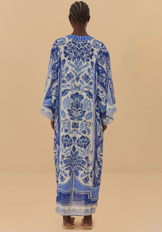 Delicate Tapestry Long Kaftan