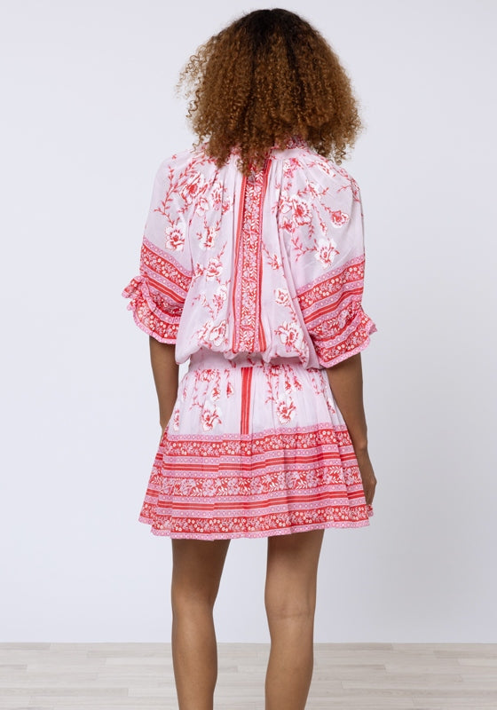 Cherry Blossom Blouson Dress