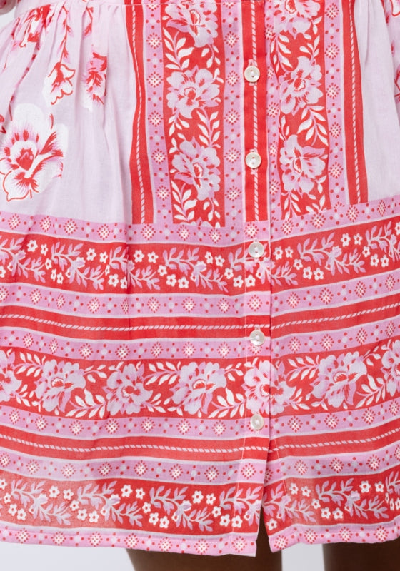 Cherry Blossom Blouson Dress