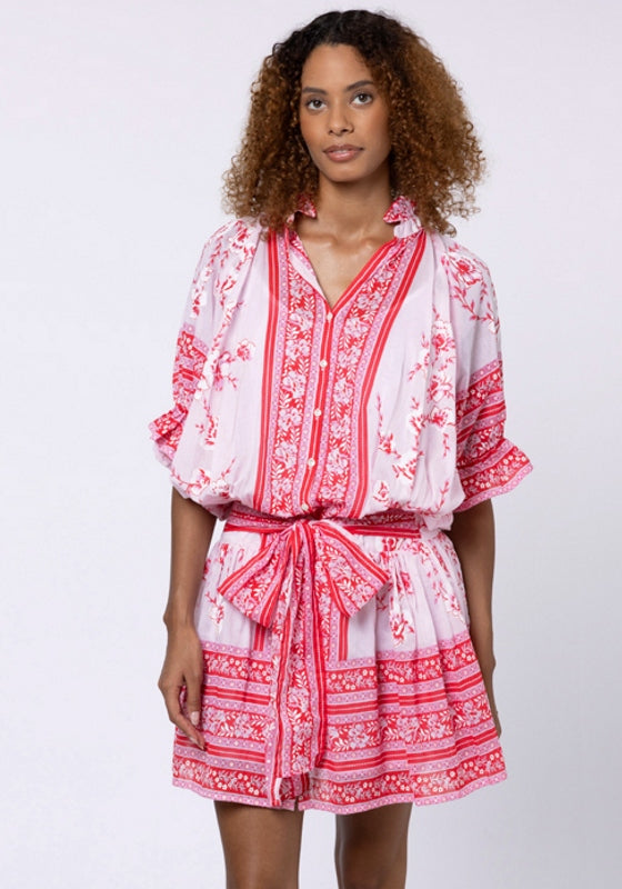 Cherry Blossom Blouson Dress