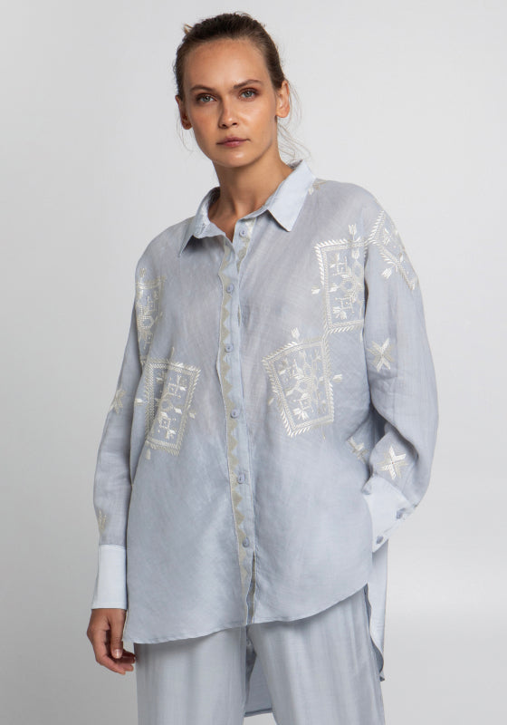 Lefkada Shirt Tunic Grey