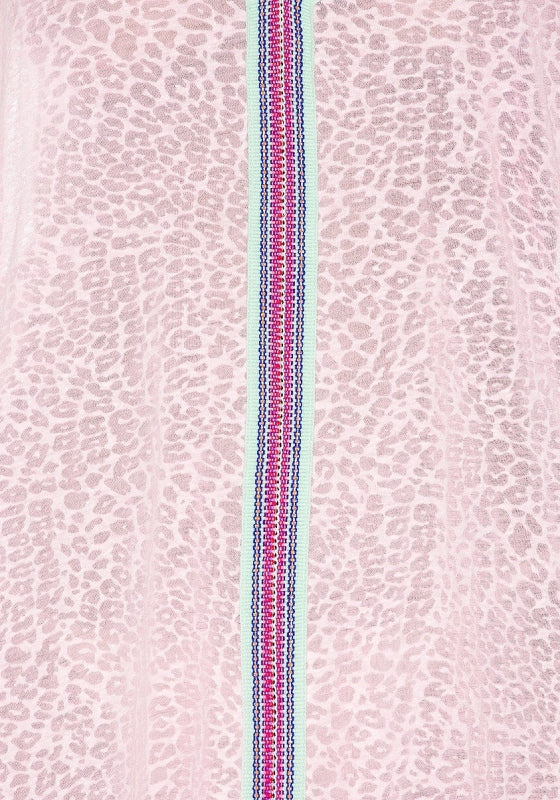 Cheetah Maxi Sundress Light Pink