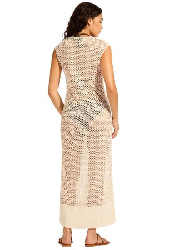 Maxi Tank Dress Ecru