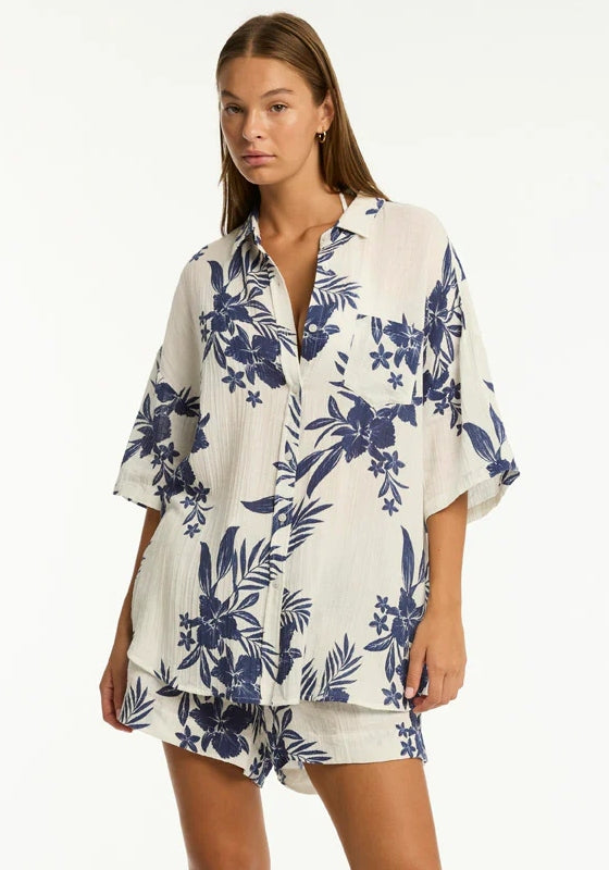 Aloha Beach Shirt Ivory