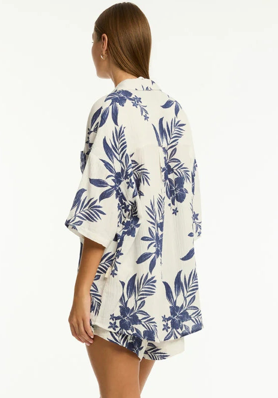 Aloha Beach Shirt Ivory
