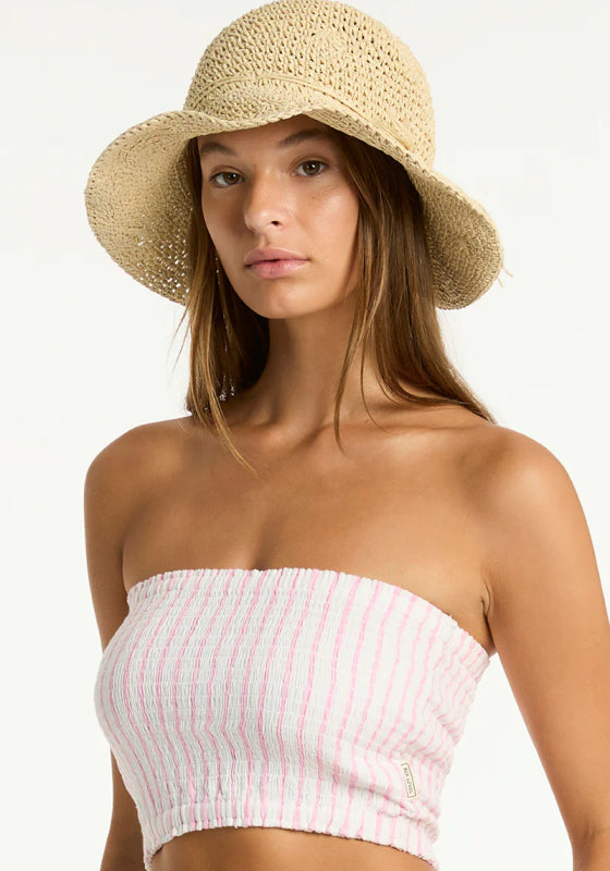 Amalfi Bandeau Top Pink