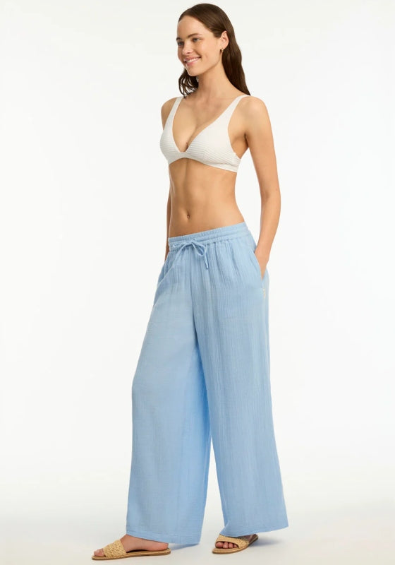 Sunset Beach Pant Cornflower Blue