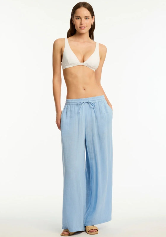 Sunset Beach Pant Cornflower Blue