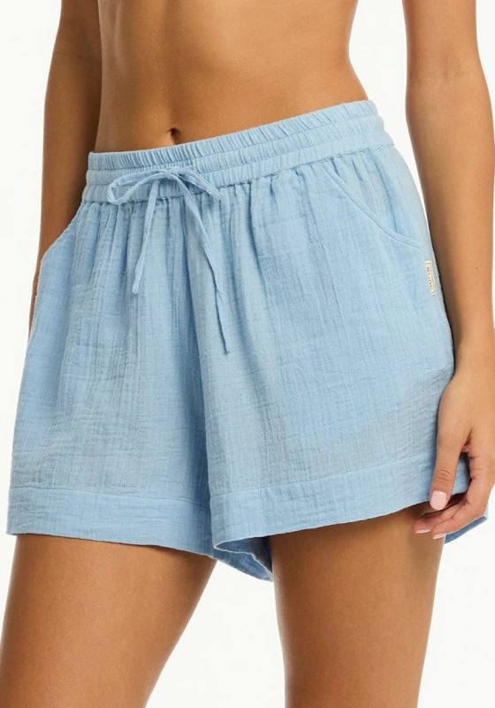 Sunset Beach Short Cornflower Blue