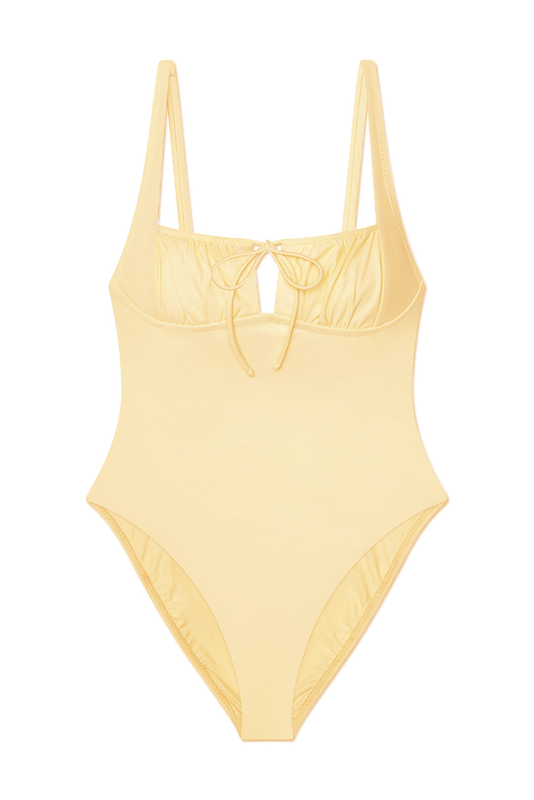 Chemise One Piece in Mellow Yellow