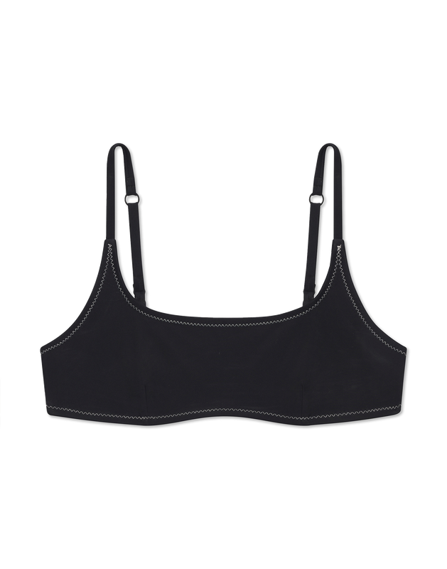 Zoe Top in Noir Zig