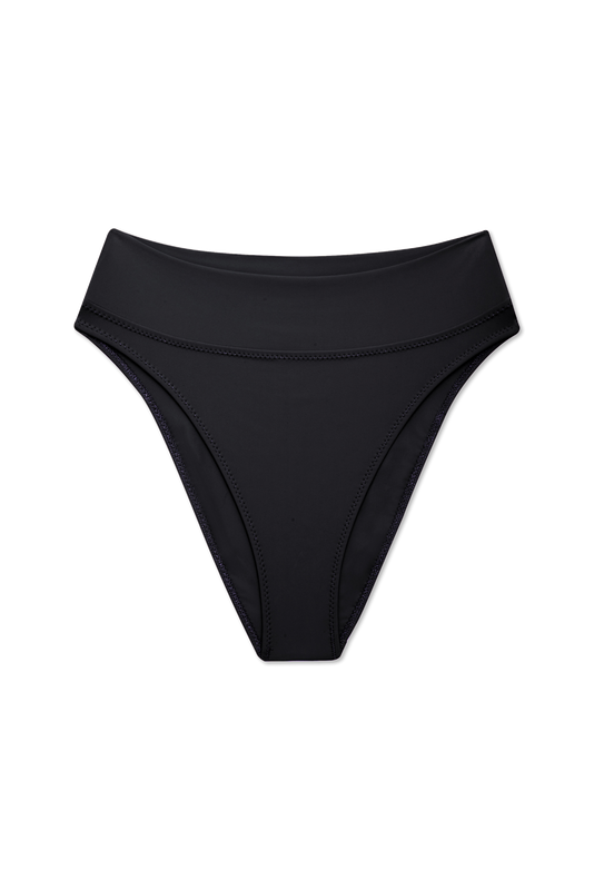 High Kick Brief in Noir