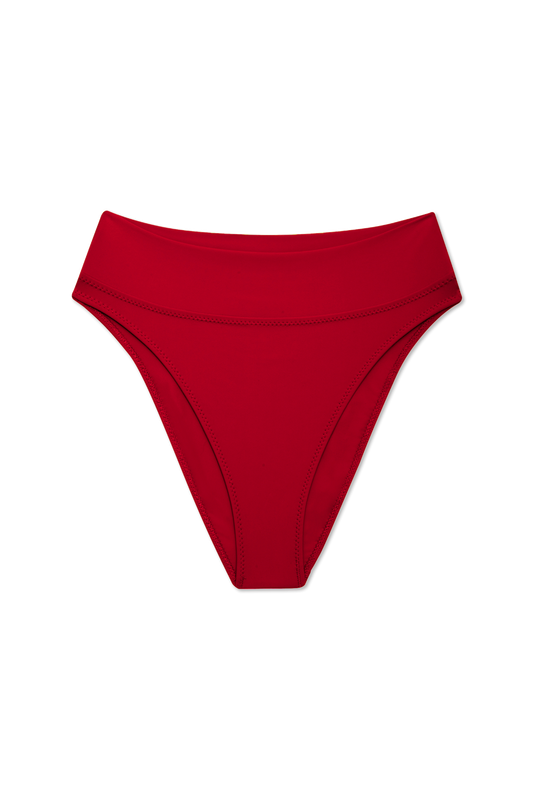 High Kick Brief in Scarlet