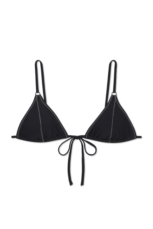 Nico Tie Top in Noir Zig