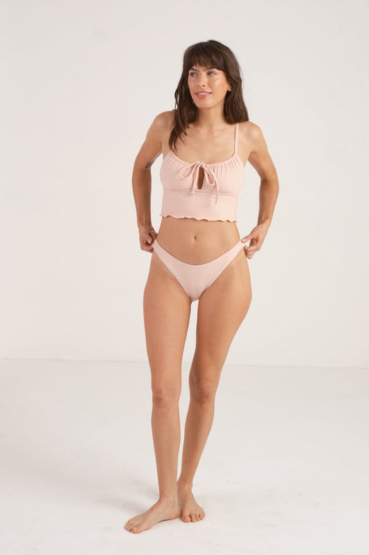Selena Crop Top in Blush
