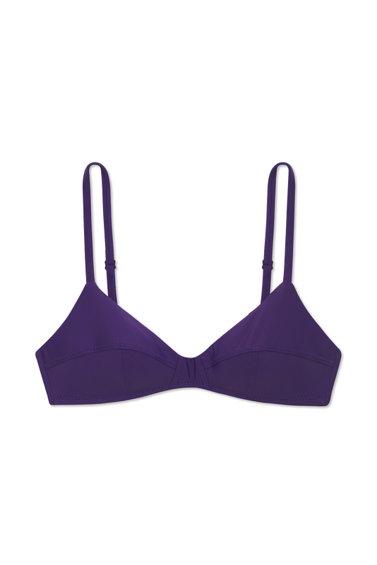 Simone Retro Top in Grappa