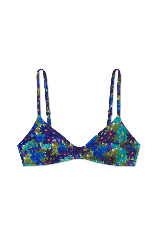 Simone Retro Top in Superbloom