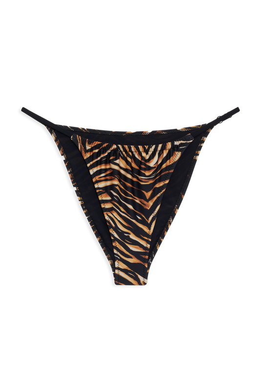 Ruched Slim Brief in Tigre