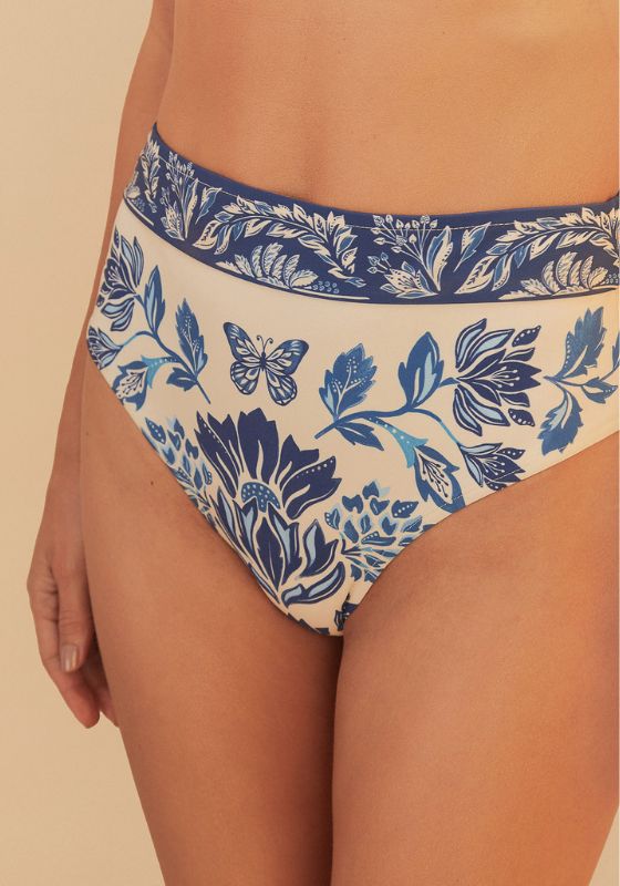 Delicate Tapestry High Waisted Bikini