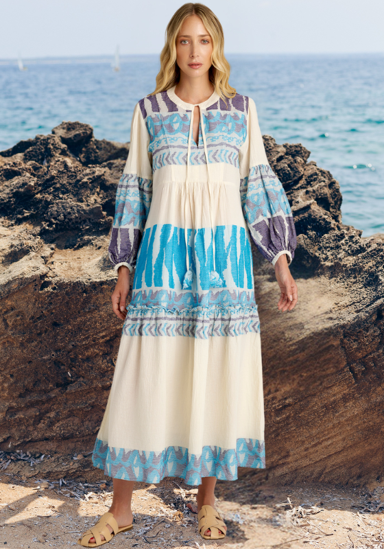 Scorpios Maxi Dress Blue