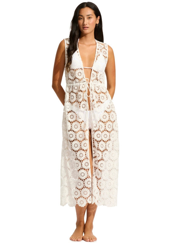 Crochet Maxi Cover Up