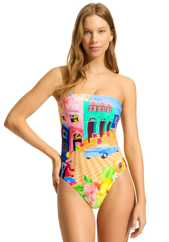Cuba DD Bandeau Swimsuit
