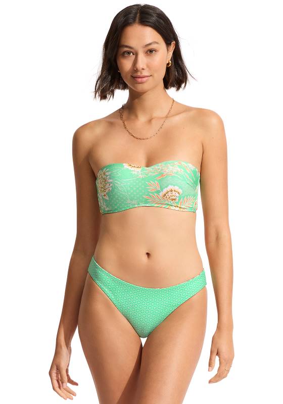 Eden Bustier Bandeau Bikini Mint