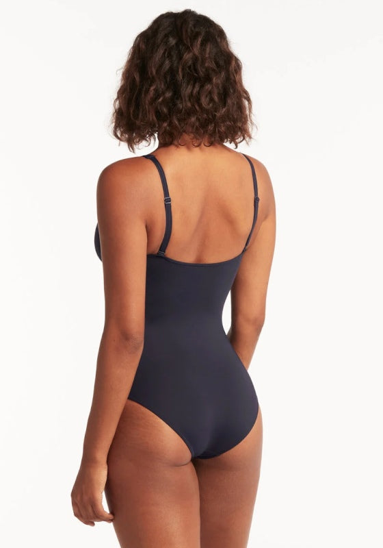 Night Sky Cross Front Swimsuit